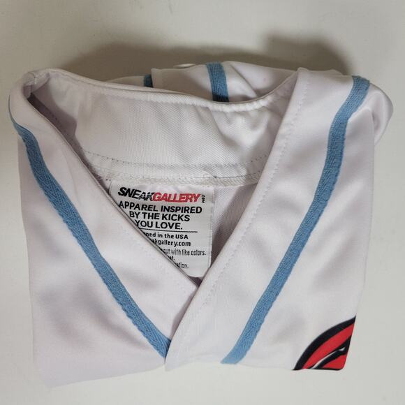 Vintage Sneak Gallery 23 Baseball Jersey‎ Size S Chi Red White Blue *READ - Picture 8 of 8